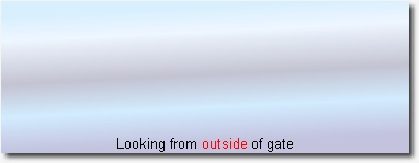 







Looking from outside of gate


